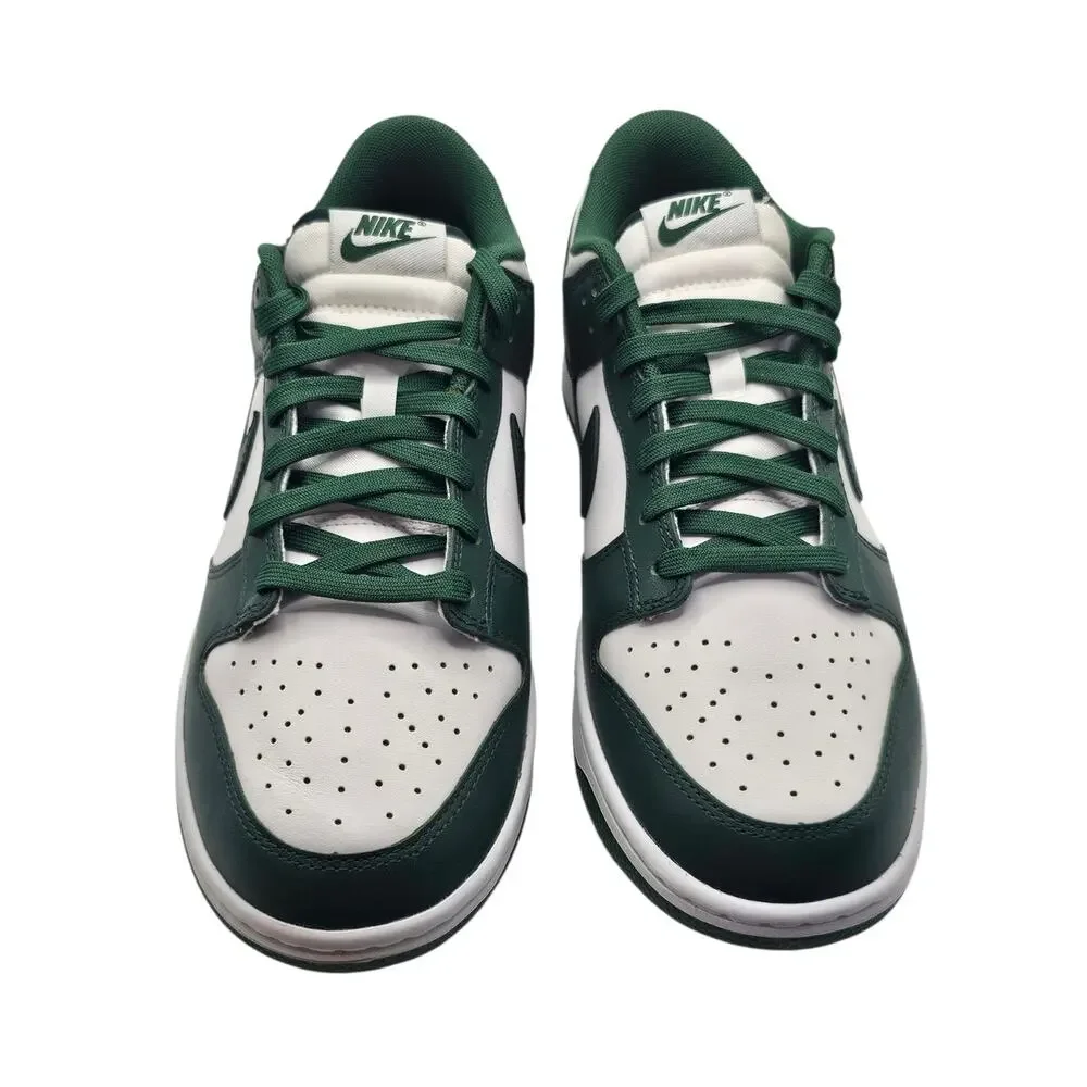 Nike Dunk Low Retro Michigan State White/Team Green Men's Size 11 NWT